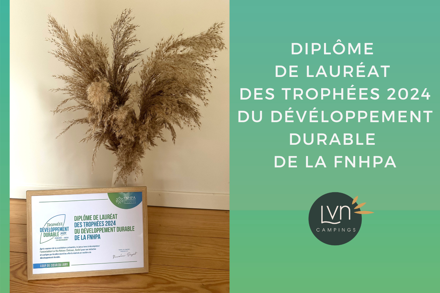 trophée développement durable